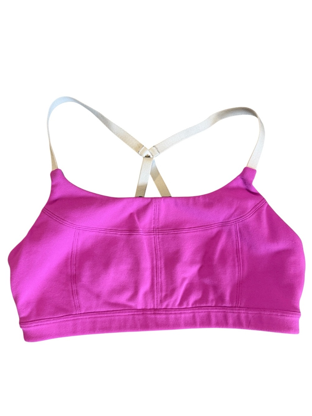 Athleta Small Pink Strappy Sports Bra